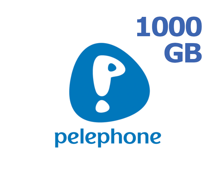 

Pelephone 1000 GB Data Mobile Top-up IL