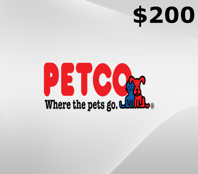 Petco $200 Gift Card US