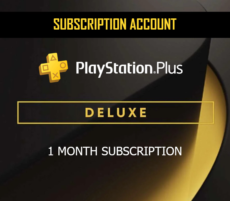 cover PlayStation Plus Deluxe 1 Month Subscription ACCOUNT