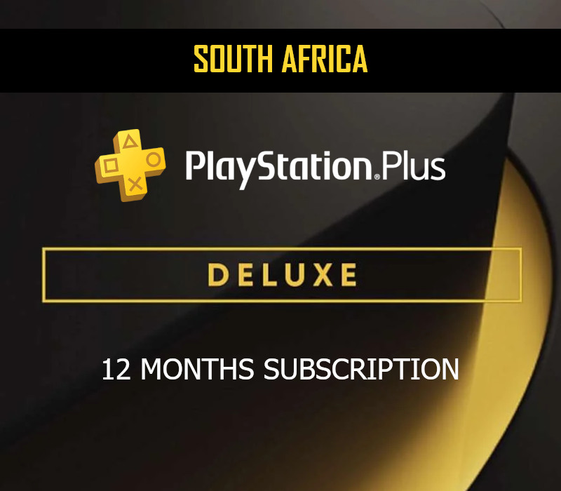 PlayStation Plus Deluxe 12 Months Subscription ZA