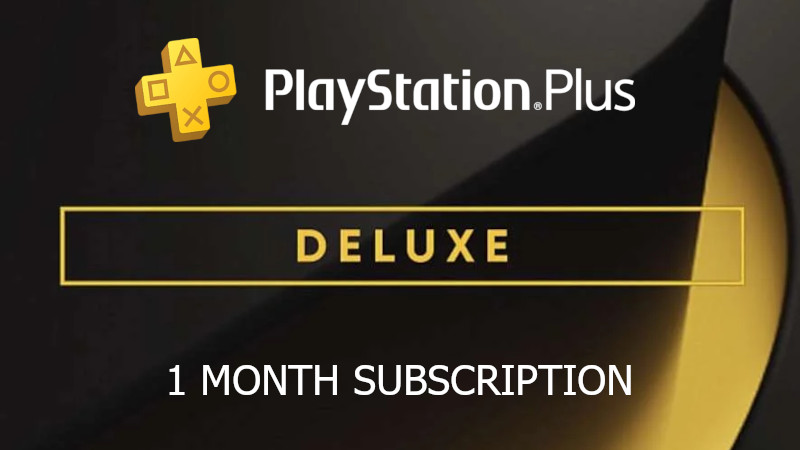 PlayStation Plus Deluxe 1 Month Subscription ACCOUNT