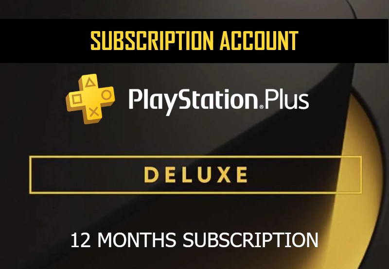 PlayStation Plus Deluxe 12 Months Subscription ACCOUNT