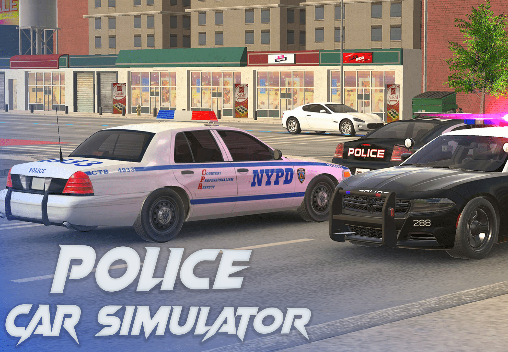 Police Car Simulator PC Epic Games Account screenshot 1