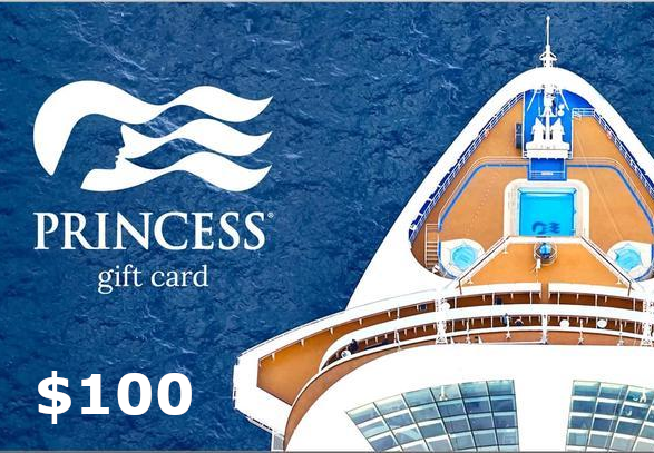 Princess Cruise Lines $100 Gift Card US