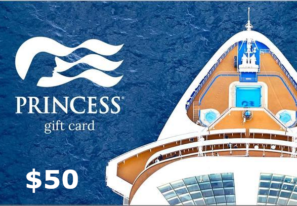 Princess Cruise Lines $50 Gift Card US