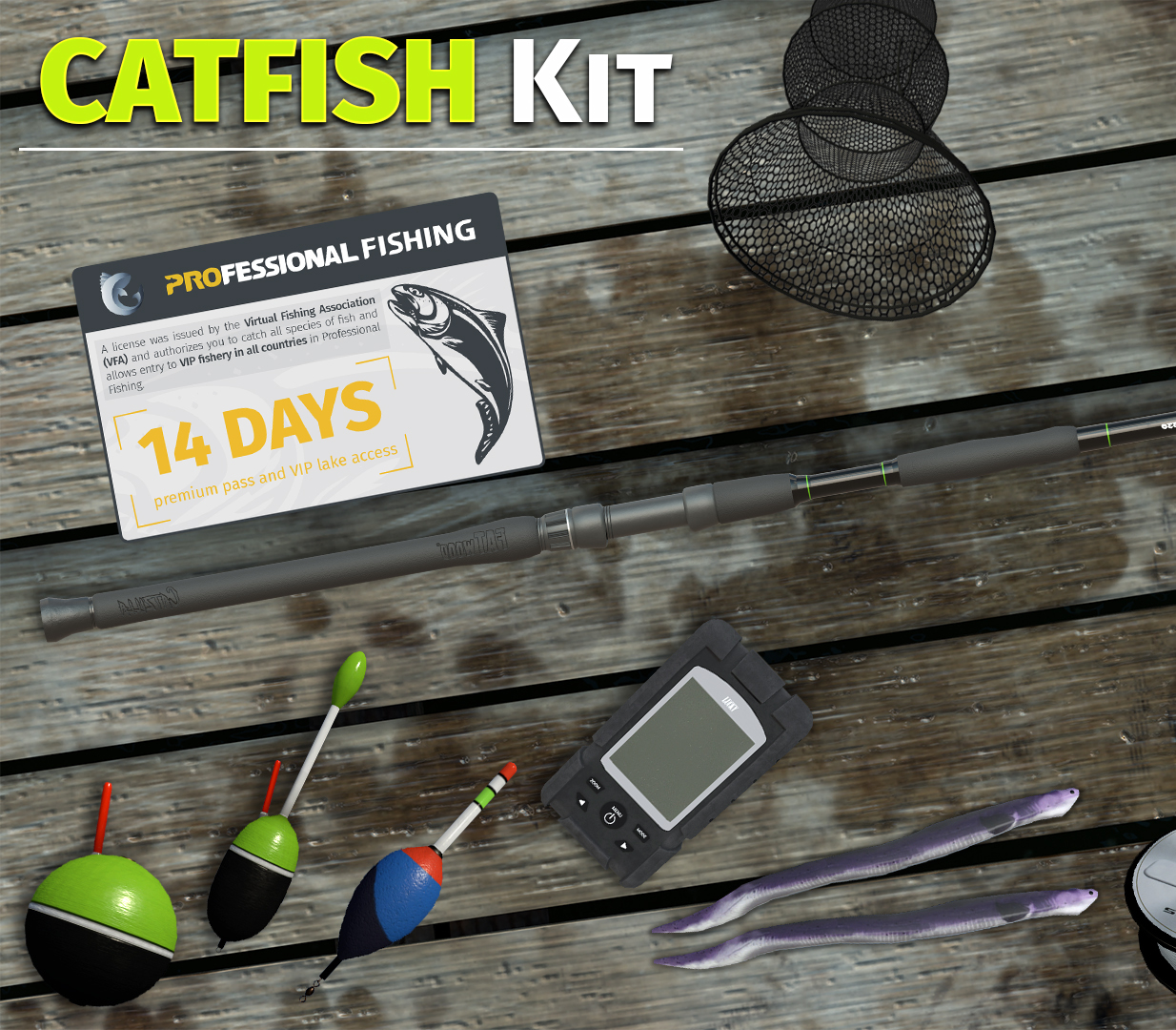 Professional Fishing: Catfish Kit (DLC) DLC STEAM digital for Windows -  Bitcoin & Lightning accepted