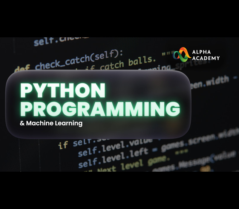 cover Python Programming & Machine Learning Alpha Academy Code
