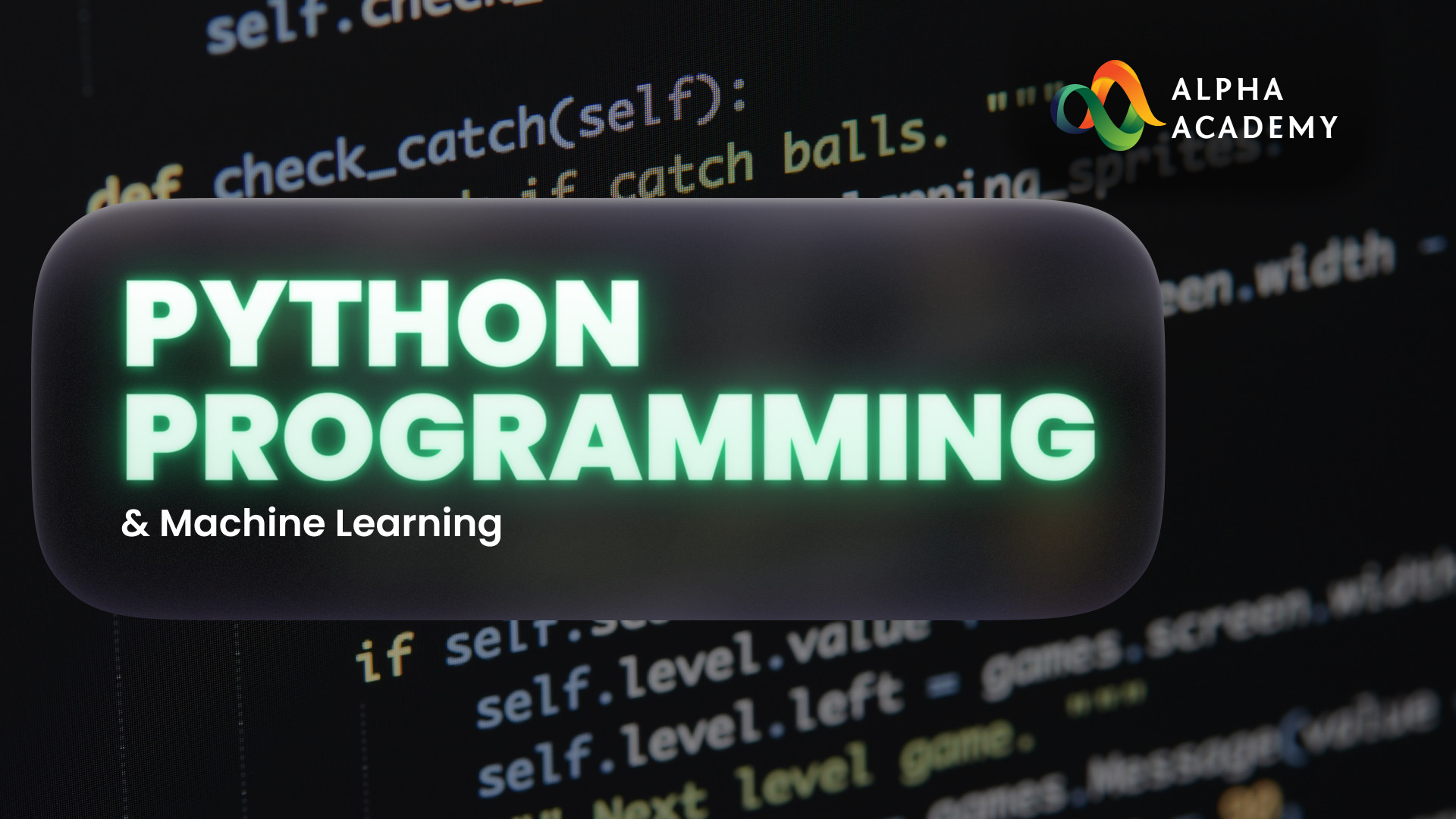 Python Programming & Machine Learning Alpha Academy Code