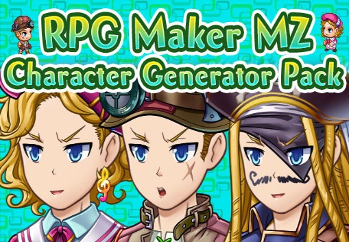 RPG MAKER MZ - Character Generator Pack DLC PC Steam CD Key screenshot 1