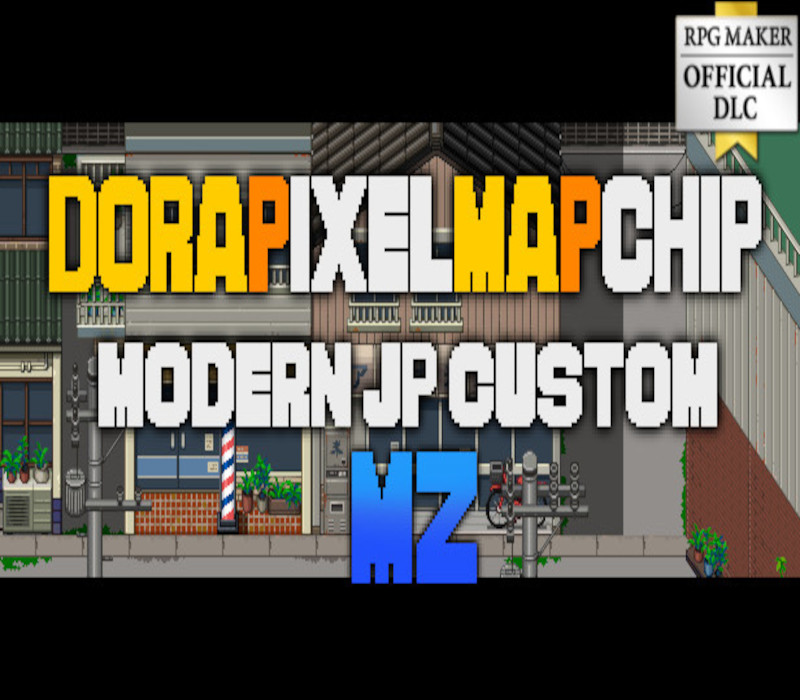 RPG MAKER MZ - DorapixelMapChips - Modern JP DLC PC Steam CD Key