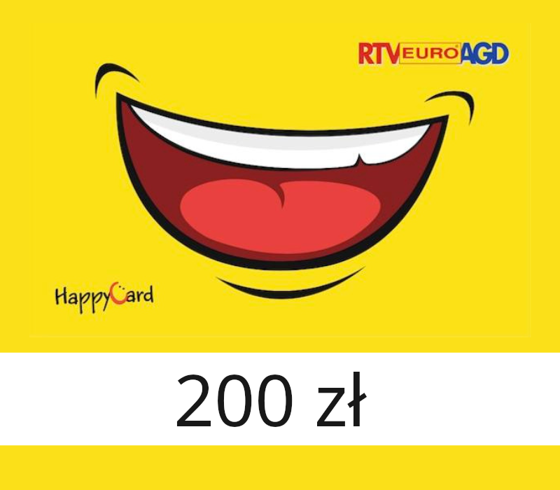 

RTV Euro AGD 200 zł Gift Card PL