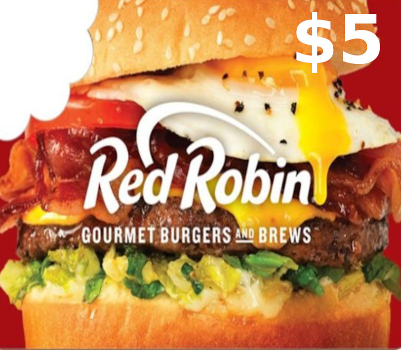 Red Robin $5 Gift Card US