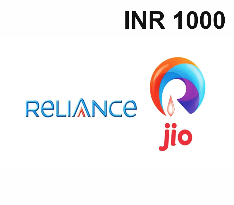 

Reliance Jio 1000 INR Mobile Top-up IN