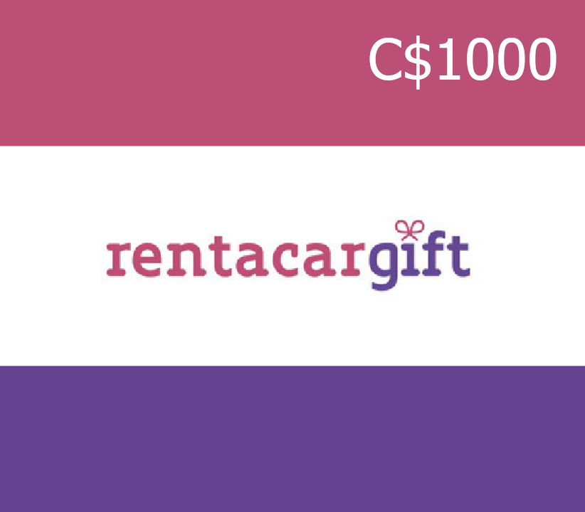 

RentacarGift C$1000 Gift Card CA