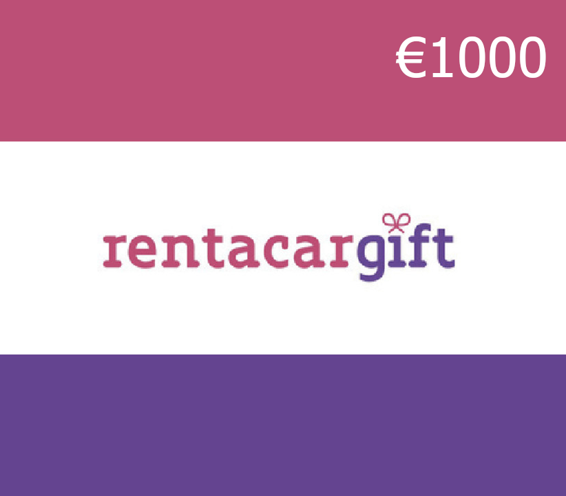 

RentacarGift €1000 Gift Card EU