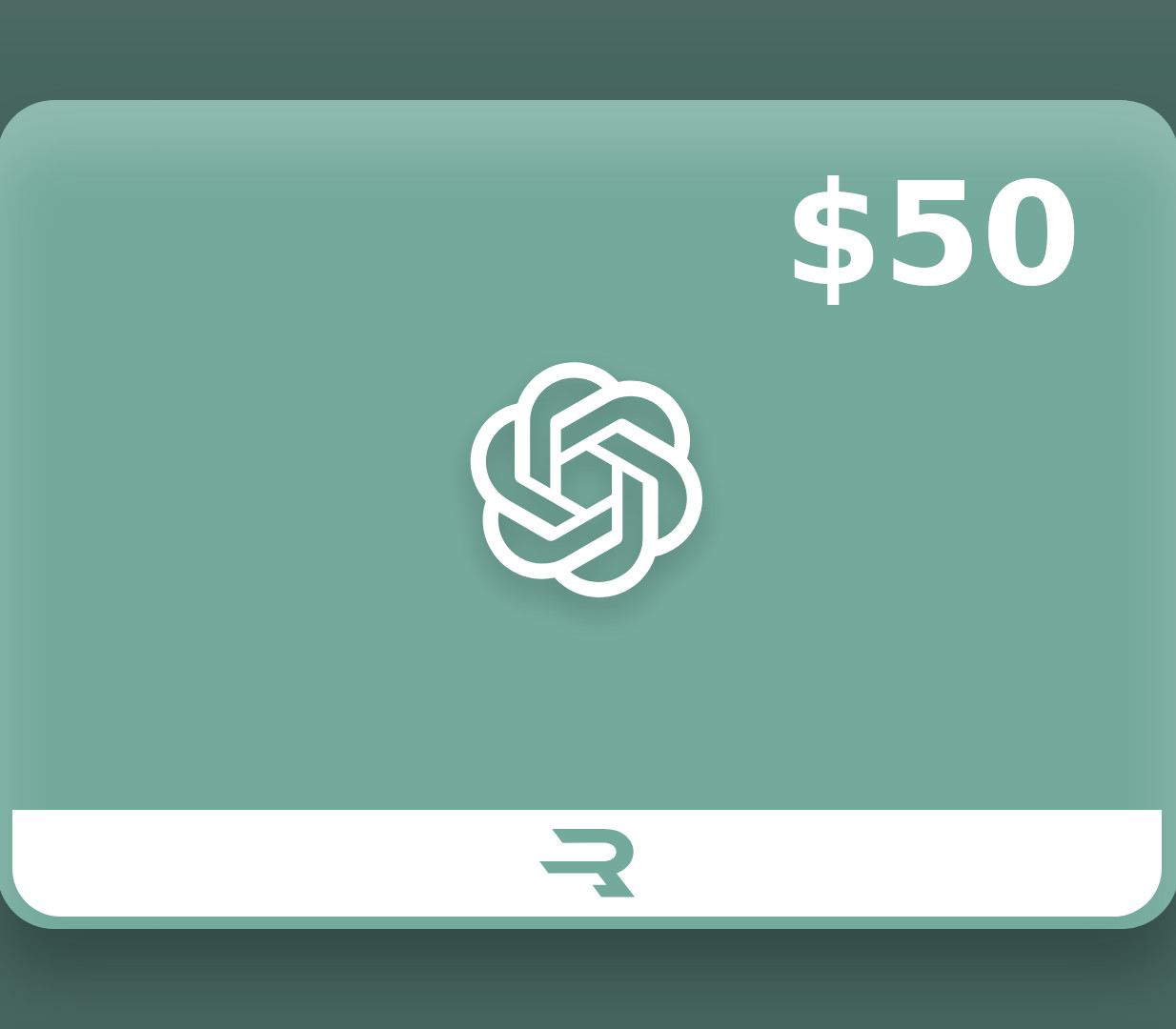 

Rewarble ChatGPT $50 Gift Card