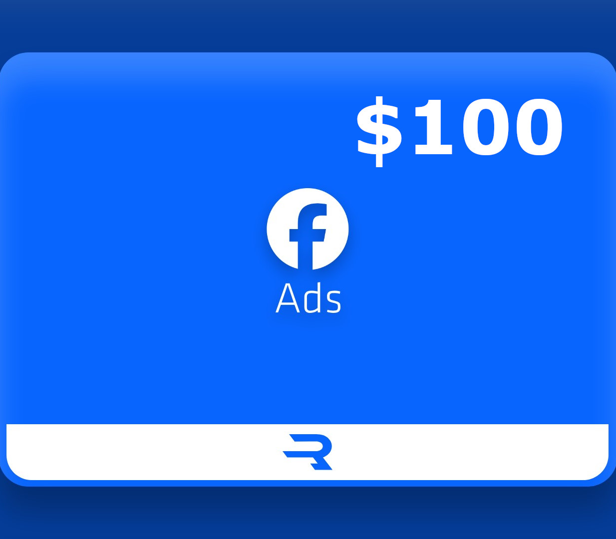 

Rewarble Facebook Ads $100 Gift Card US