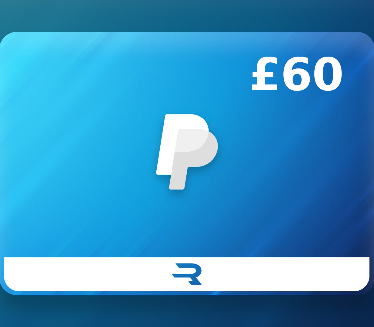 

Rewarble PayPal £60 Gift Card