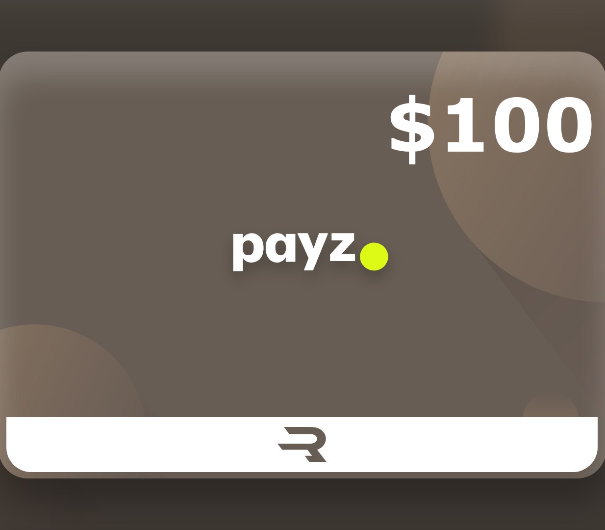 

Rewarble Payz $100 Gift Card