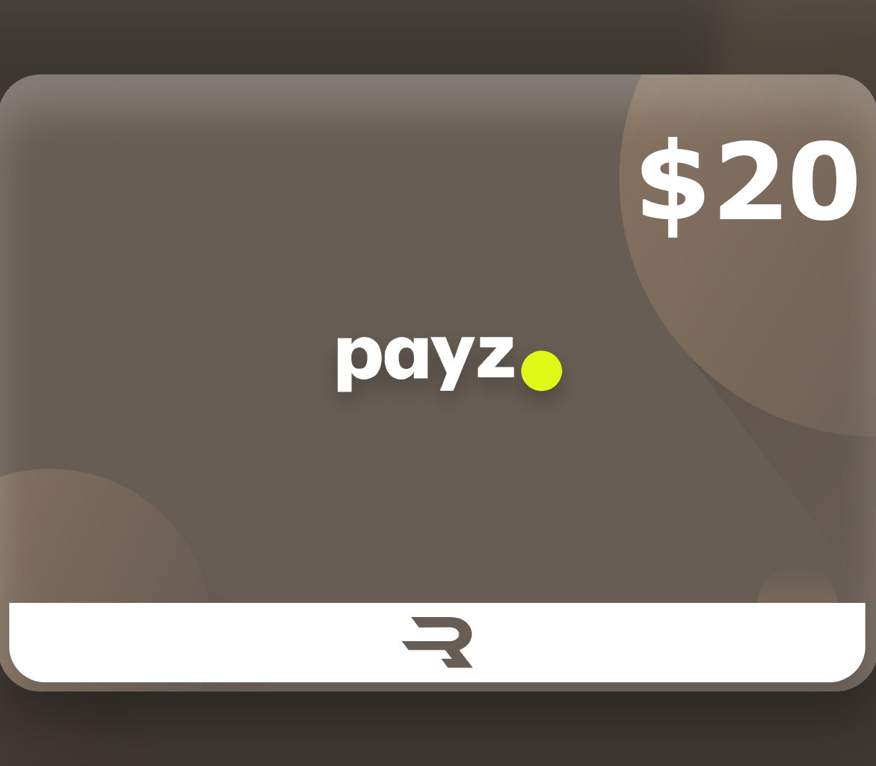 

Rewarble Payz $20 Gift Card