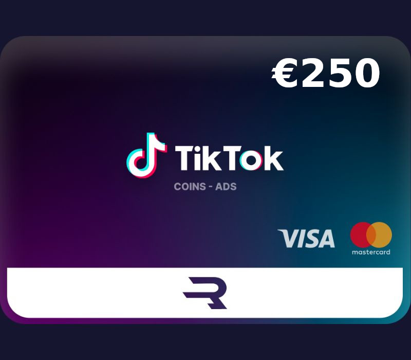 

Rewarble TikTok €250 Gift Card