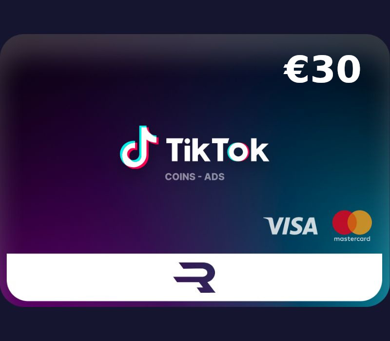 

Rewarble TikTok €30 Gift Card