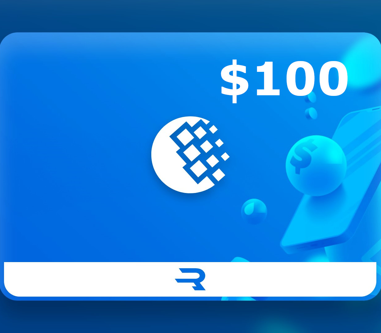 

Rewarble WebMoney $100 Gift Card