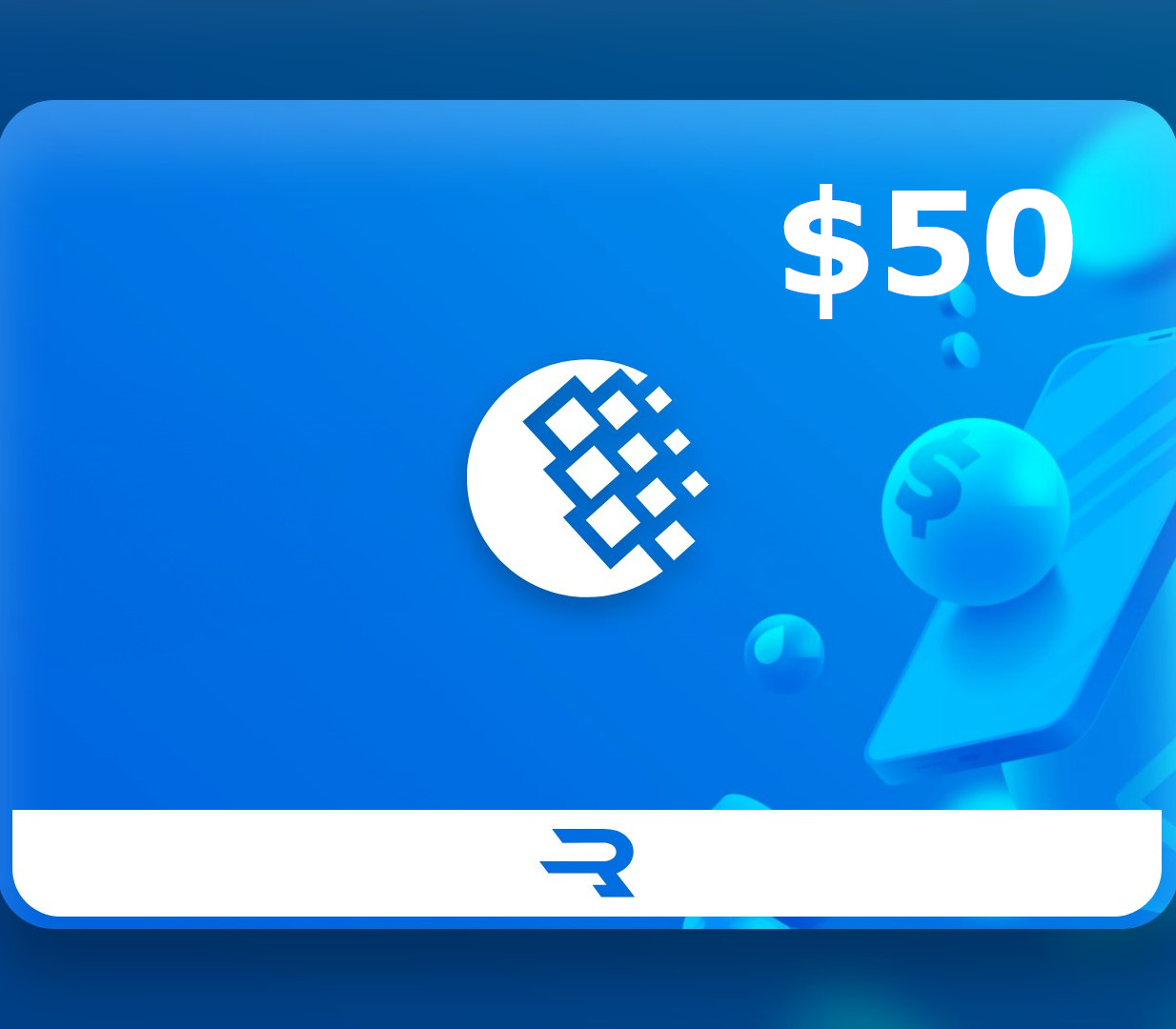 

Rewarble WebMoney $50 Gift Card