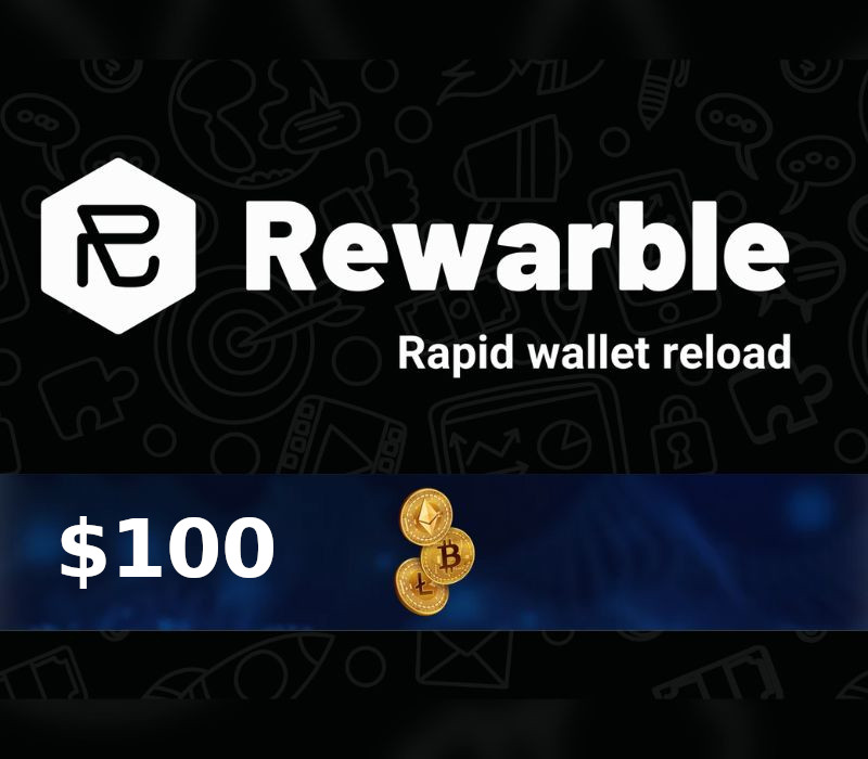 

Rewarble Crypto $100 Gift Card US