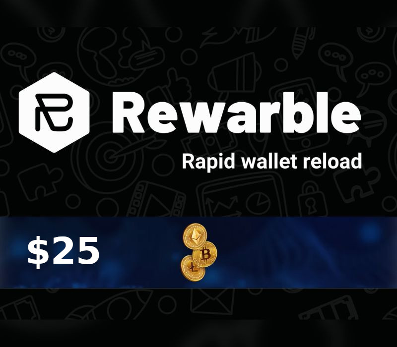 

Rewarble Crypto $25 Gift Card US