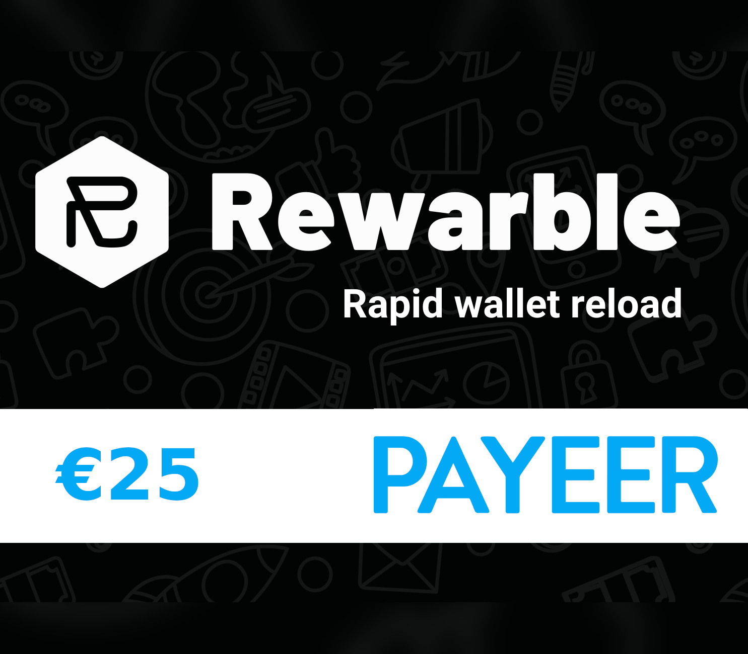 

Rewarble Payeer €25 Gift Card