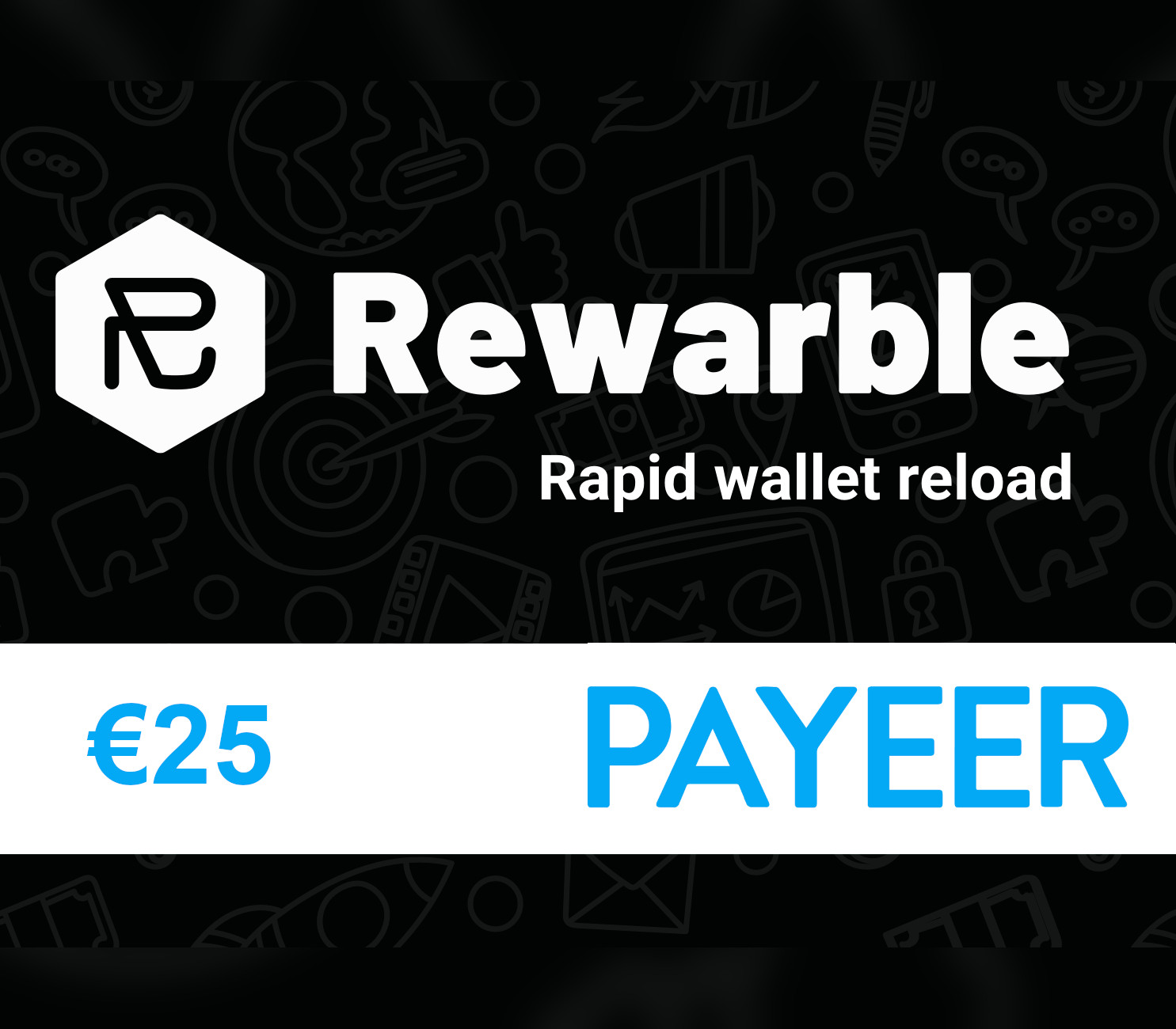 

Rewarble Payeer €25 Gift Card EU