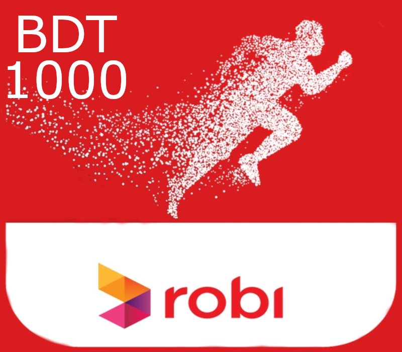 Robi 1000 BDT Mobile Top-up BD