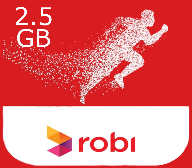 

Robi 2.5 GB Data Mobile Top-up BD