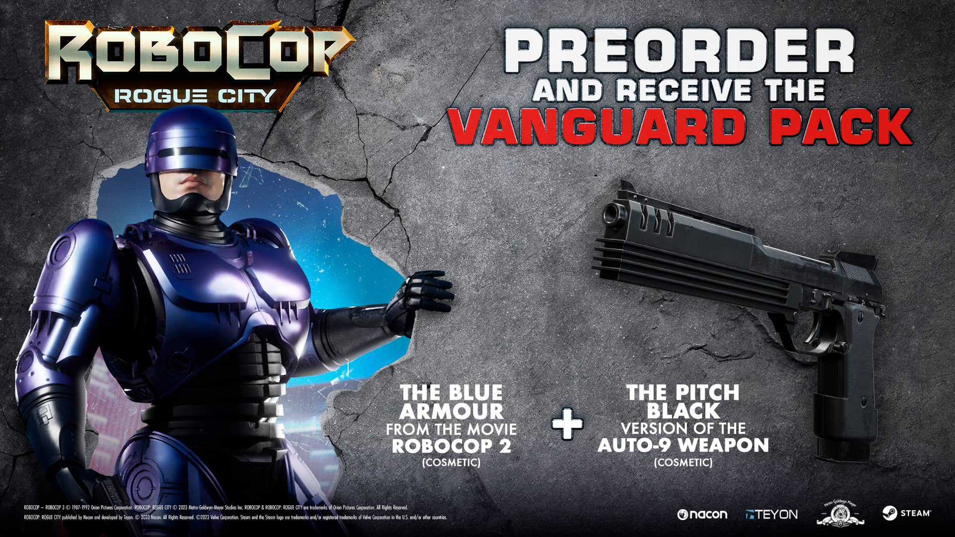 RoboCop: Rogue City - Pre-Order Bonus DLC EU Steam CD Key