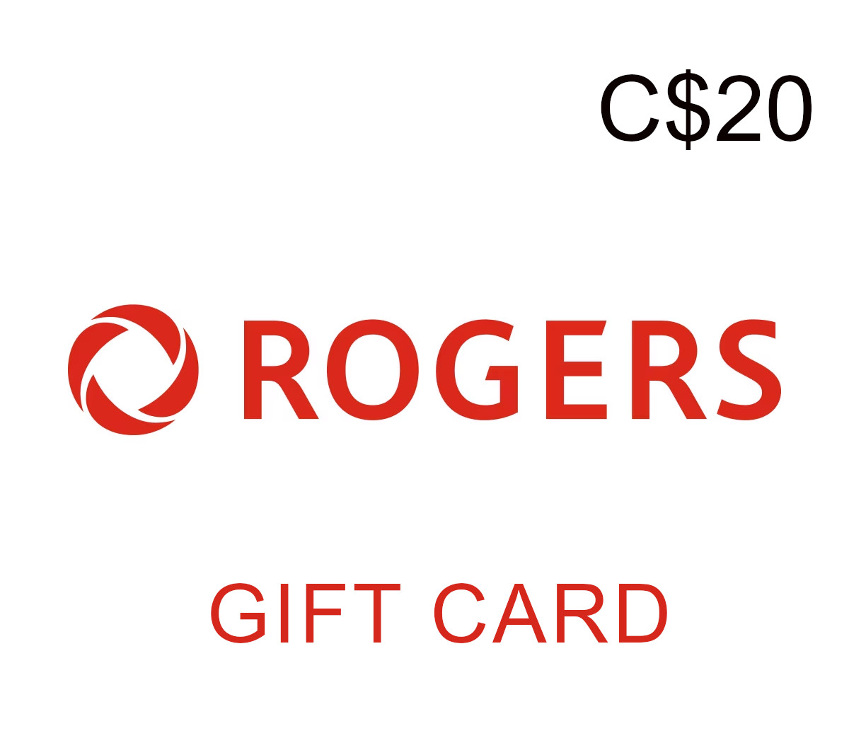 Rogers PIN C$20 Gift Card CA