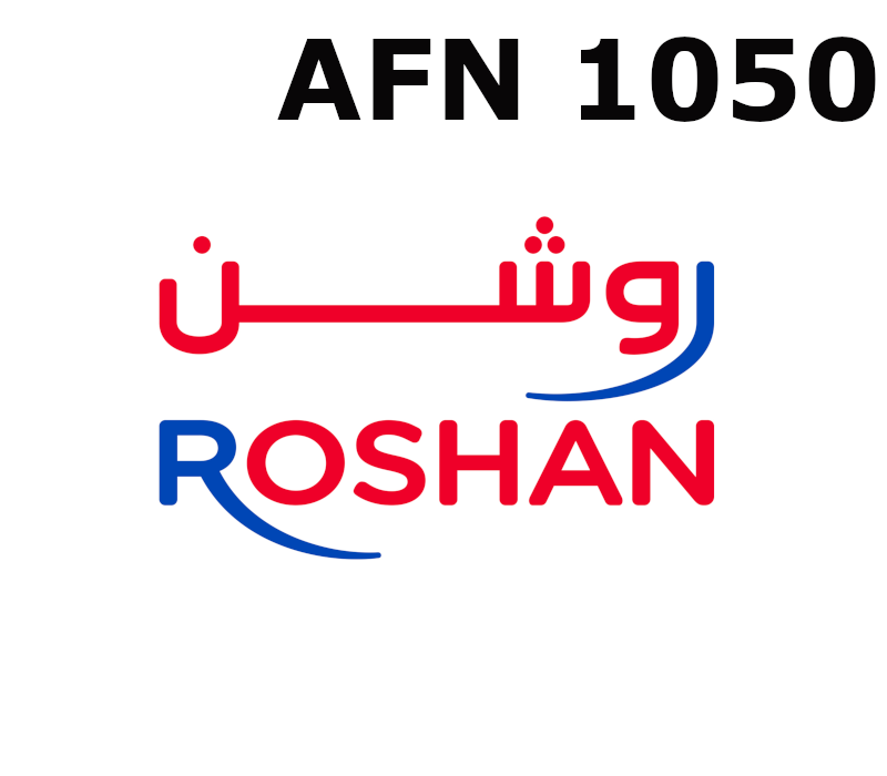 

Roshan 1050 AFN Mobile Top-up AF