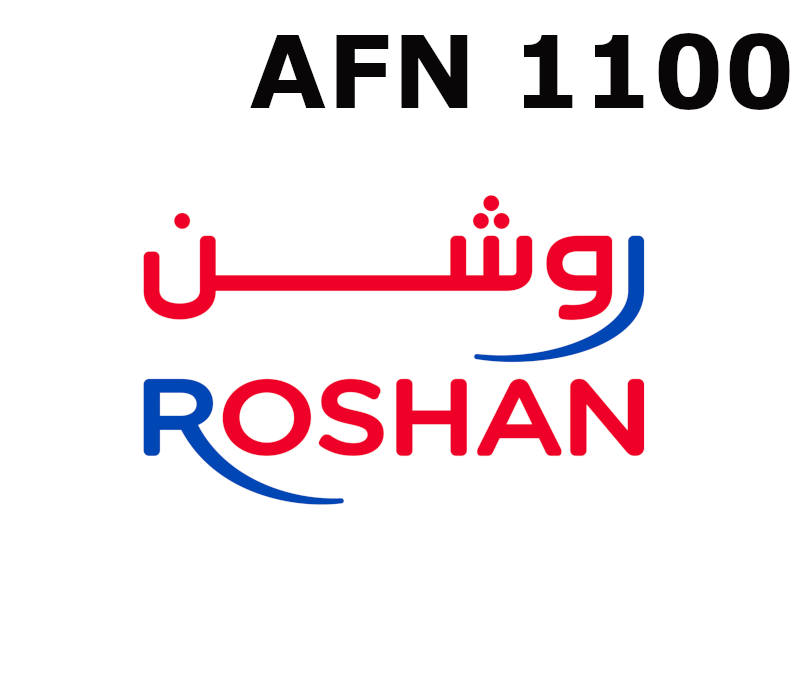 

Roshan 1100 AFN Mobile Top-up AF