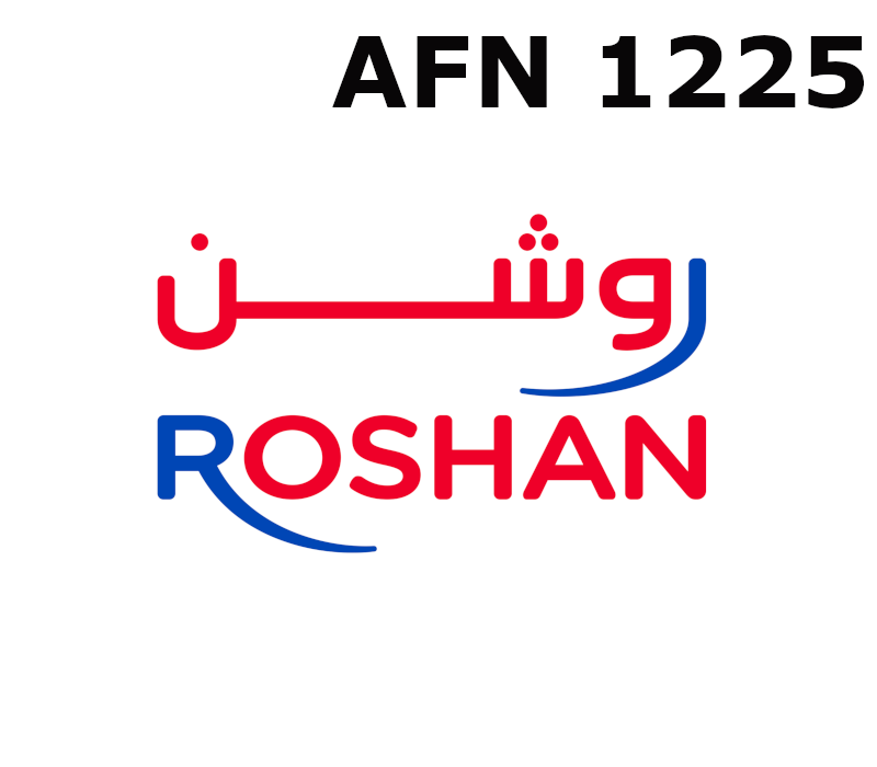 

Roshan 1225 AFN Mobile Top-up AF