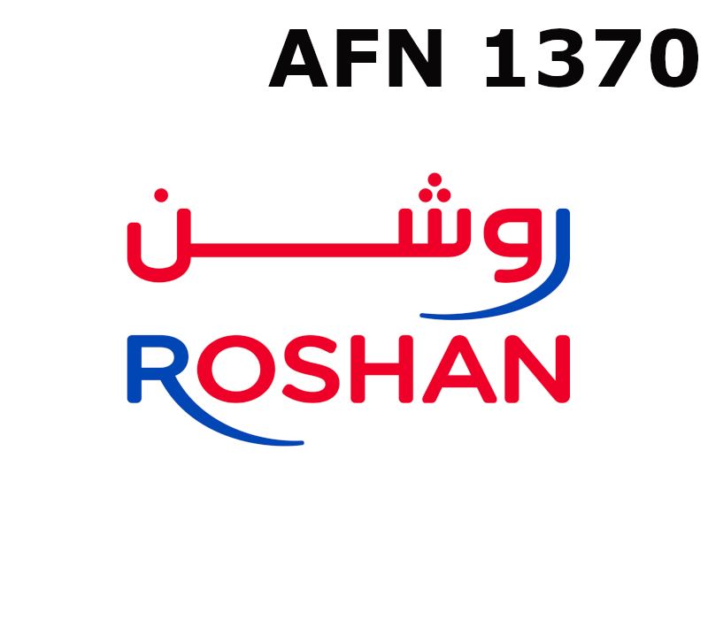 

Roshan 1370 AFN Mobile Top-up AF