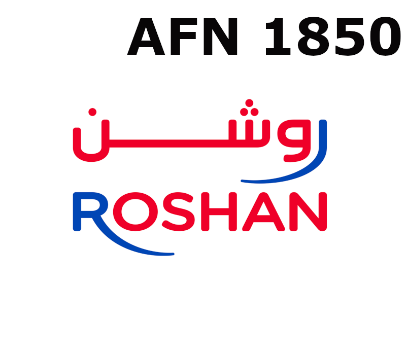 

Roshan 1650 AFN Mobile Top-up AF