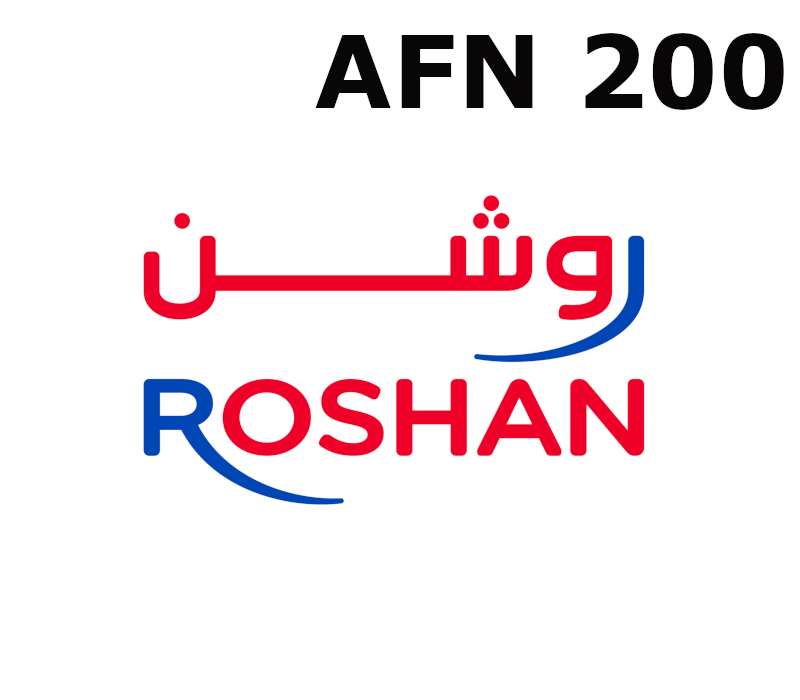 

Roshan 200 AFN Mobile Top-up AF