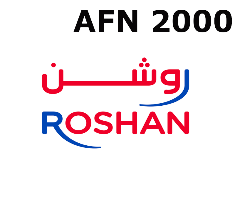 

Roshan 2000 AFN Mobile Top-up AF