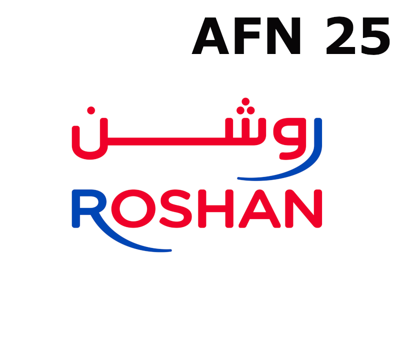 

Roshan 25 AFN Mobile Top-up AF