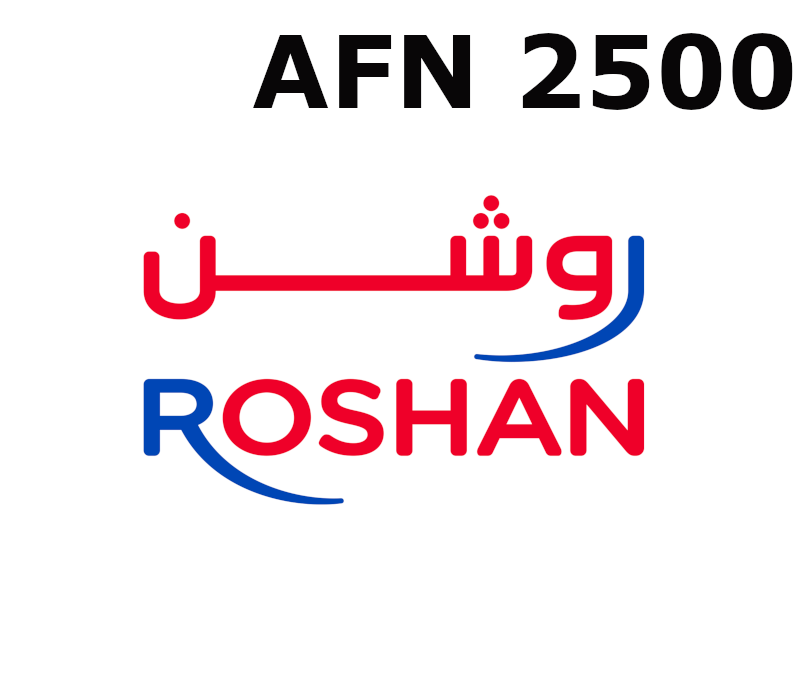 

Roshan 2500 AFN Mobile Top-up AF