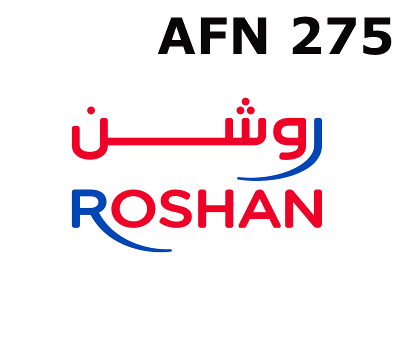 

Roshan 275 AFN Mobile Top-up AF