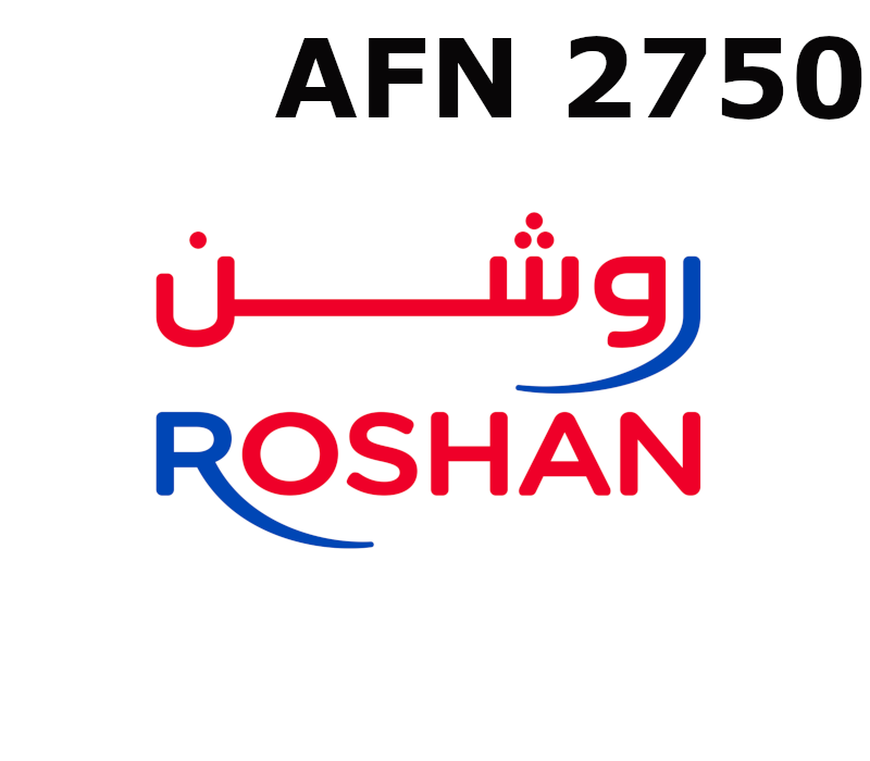 

Roshan 2750 AFN Mobile Top-up AF