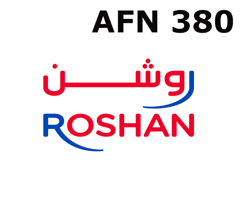 

Roshan 380 AFN Mobile Top-up AF