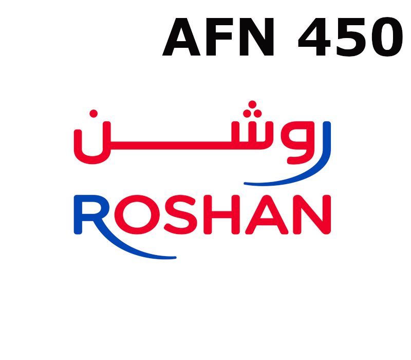 

Roshan 450 AFN Mobile Top-up AF