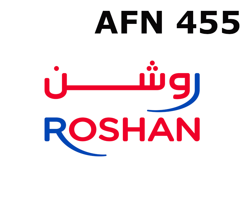 

Roshan 455 AFN Mobile Top-up AF